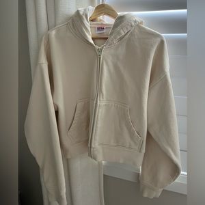 TNA Boyfriend Boxy Extra Fleece Hoodie Size Large